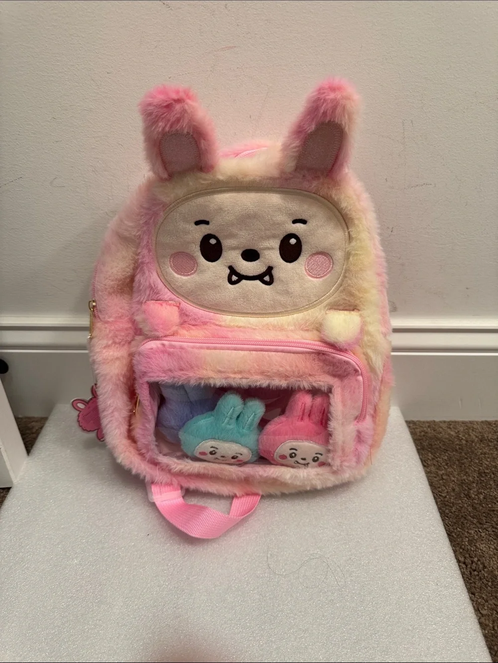 The monsters Danbar plush backpack with stuffies NWT